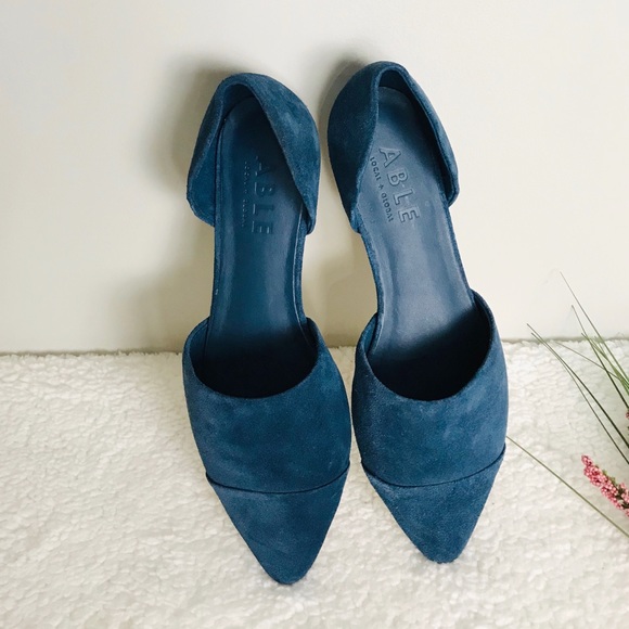 Able Sarai Pointed Leather Flat - Picture 5 of 9